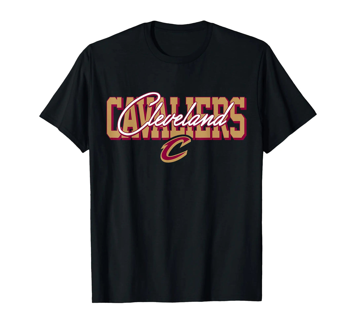 NBA Cleveland Cavaliers Blockletter Script T-Shirt