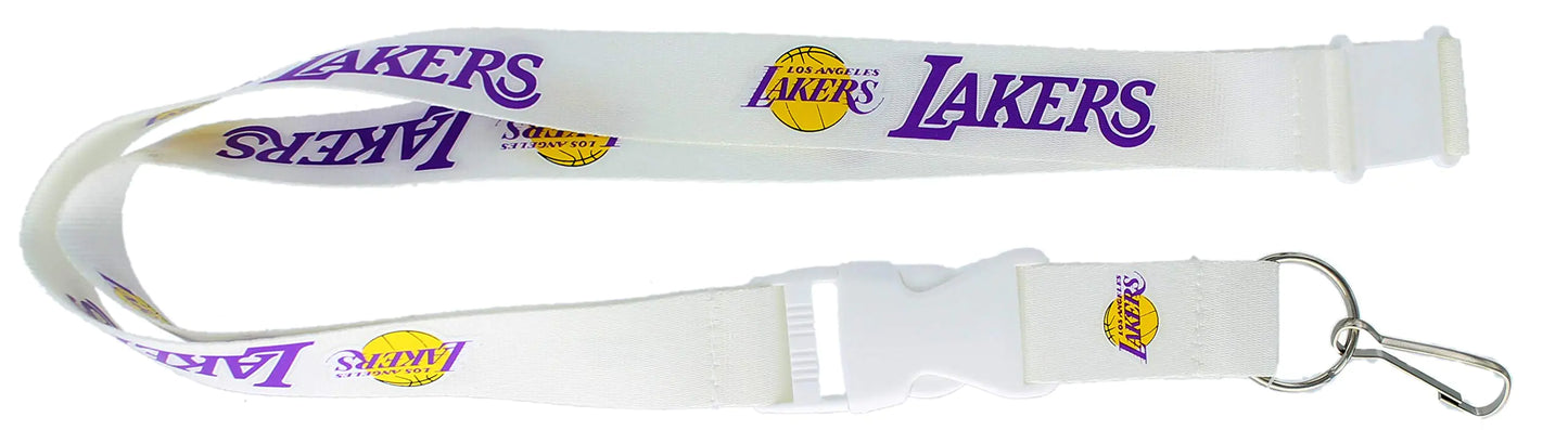 Aminco NBA Los Angeles Lakers Team Lanyard White