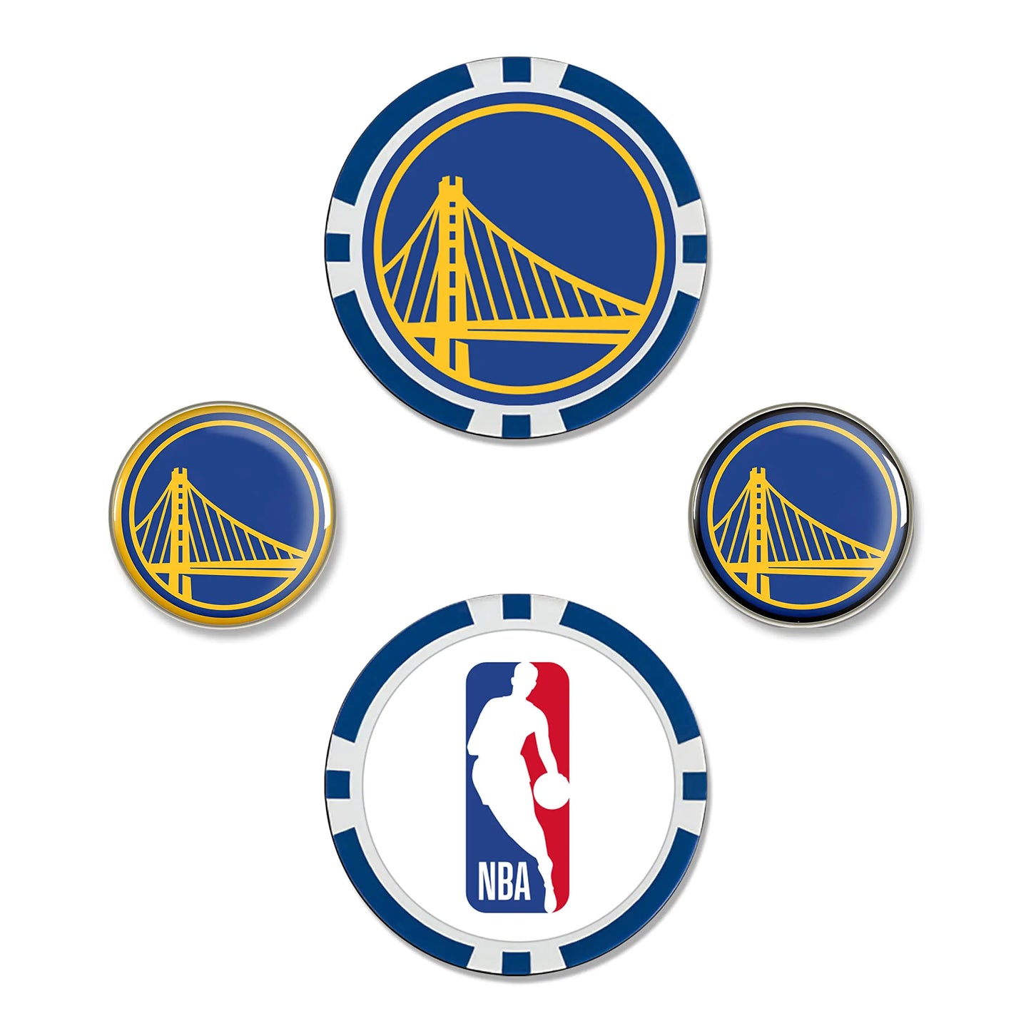 NBA Ball Marker Set Golden State Warriors