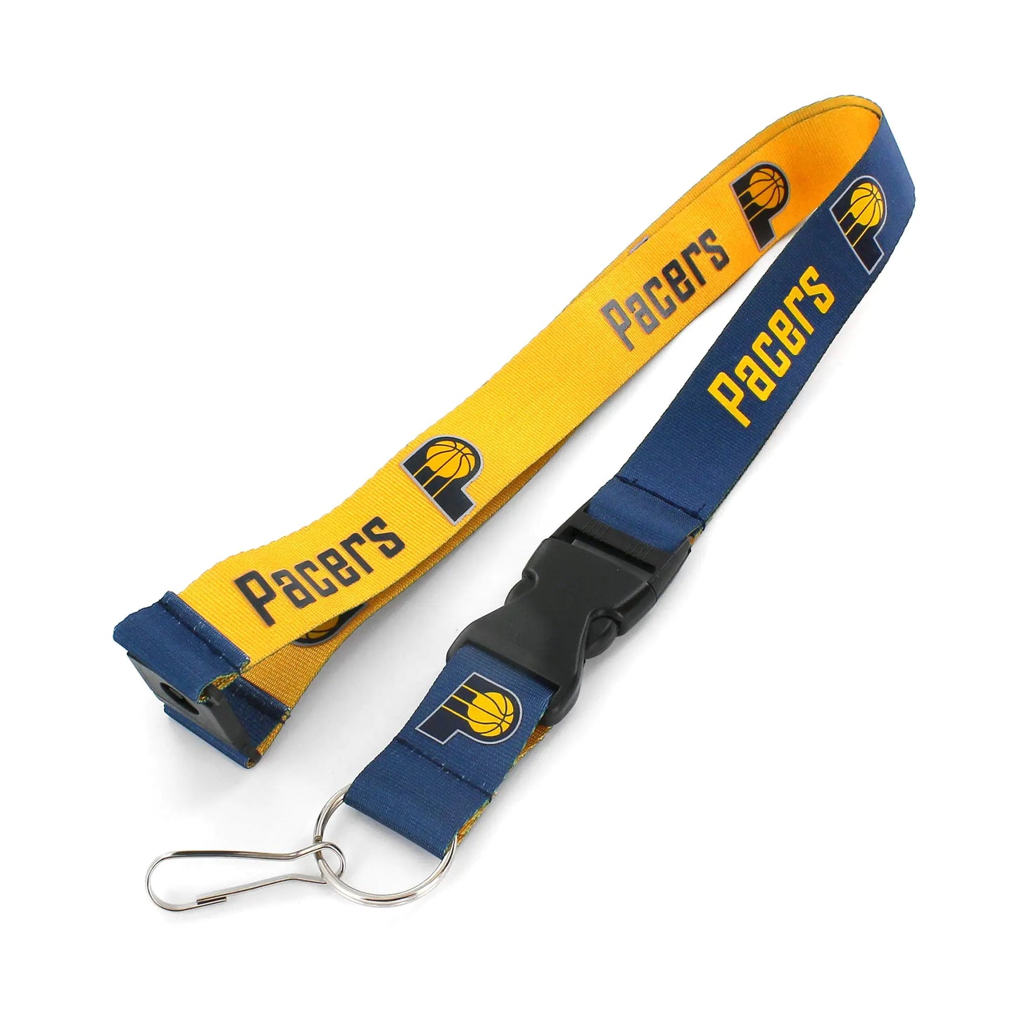 Aminco NBA Indiana Pacers Reversible Lanyard Navy/Yellow 6