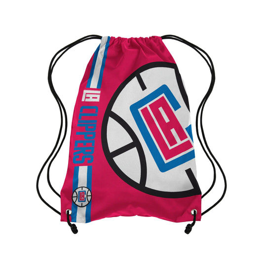 FOCO Los Angeles Clippers NBA Big Logo Drawstring Backpack