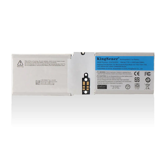 KingSener G3HTA020H DAK822470K Tablet Battery for Microsoft Surface Book 1 1703 1704 1705 CR7 13.5" CR7-00005 CR7-00007 Screen Battery G3HTA044H 7.5V 2387mAh/18WH with Tools