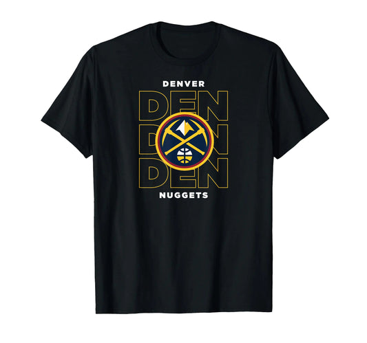 NBA Denver Nuggets Stacked City Logo T-Shirt