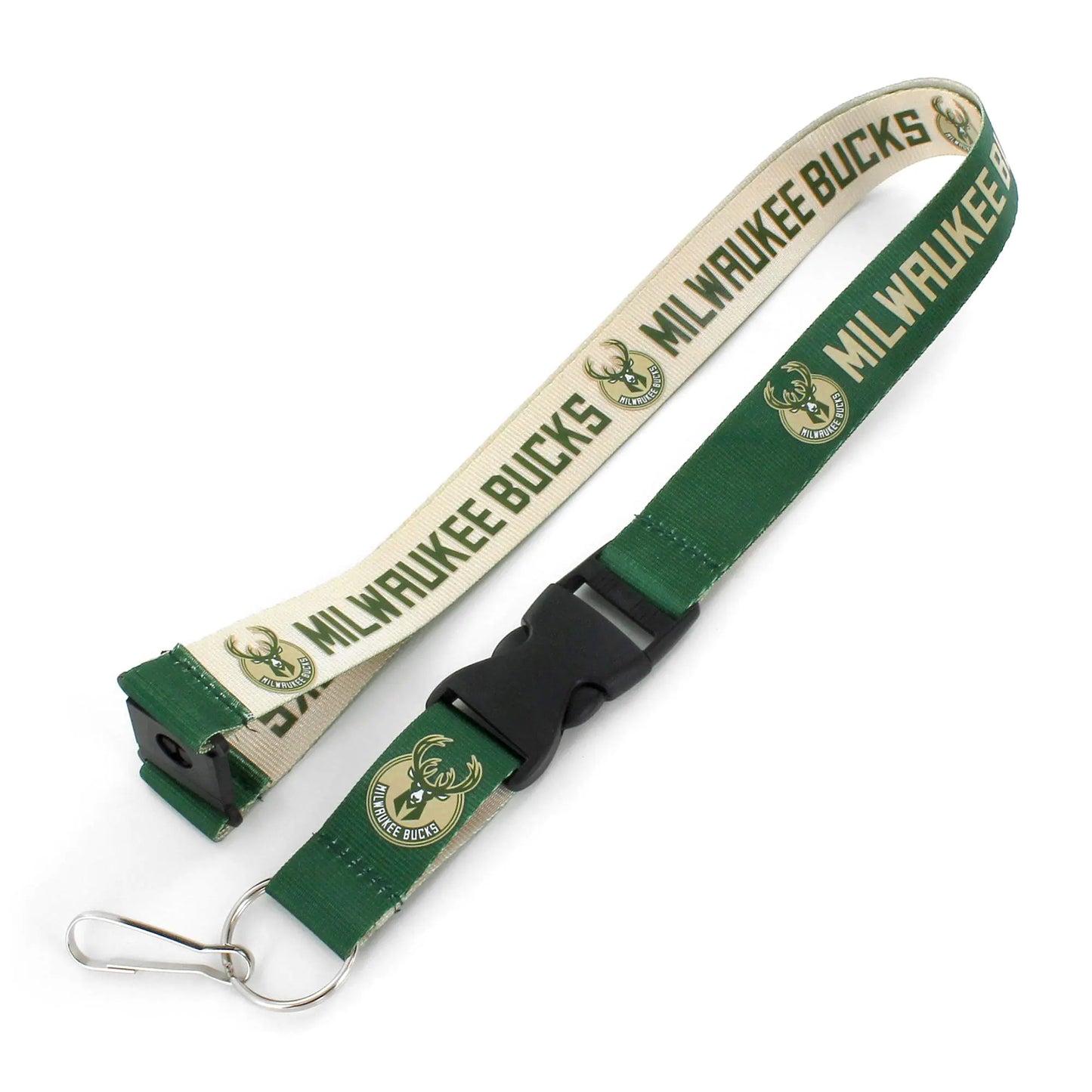 Aminco NBA Milwaukee Bucks Reversible Lanyard Multicolor 6