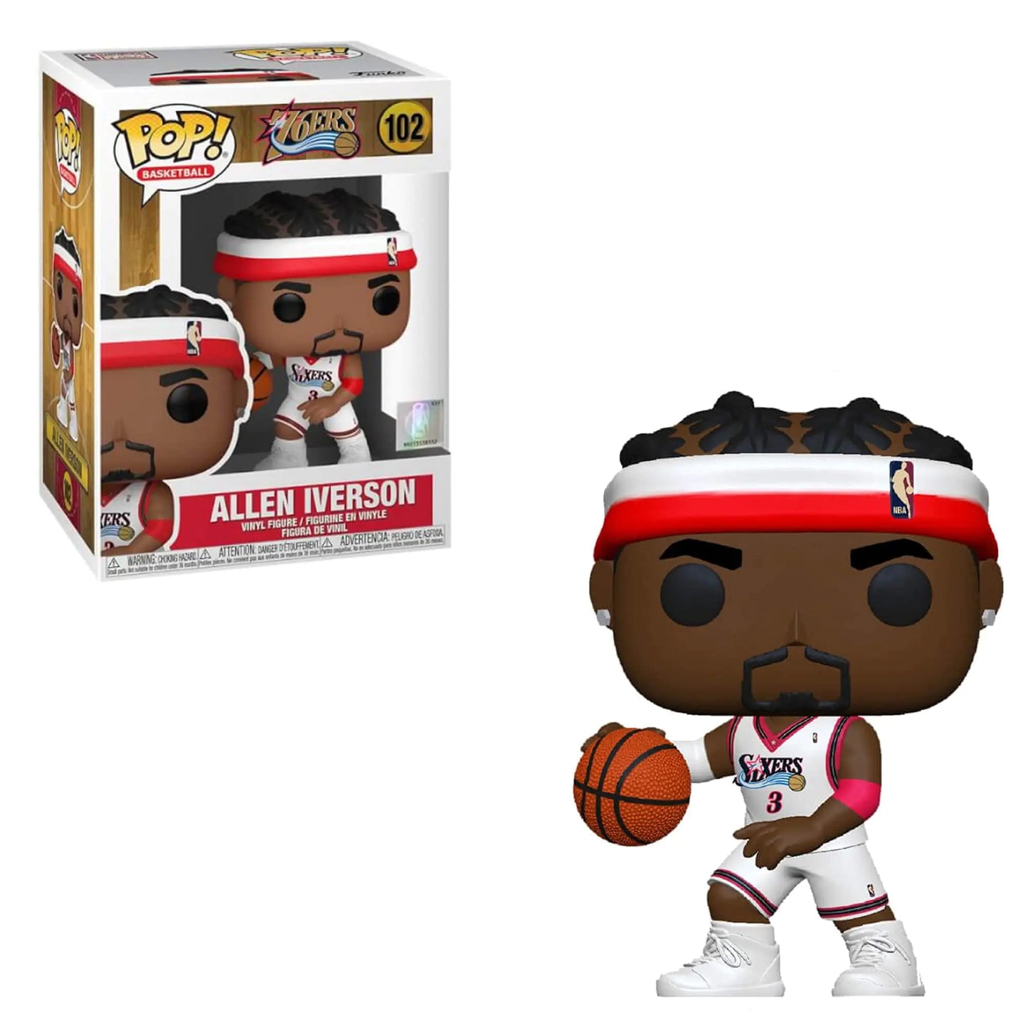 Funko POP NBA: Legends - Allen Iverson (Sixers Home) Multicolor